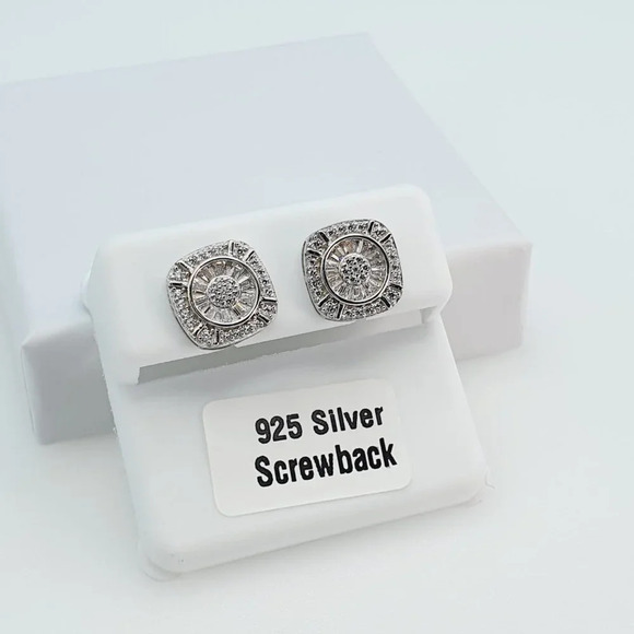 925 Sterling Silver Cubic Zirconia Earrings, U19254796 - Picture 10 of 10